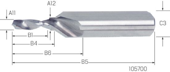 SVEDER STOPENJSKI ZA NAVOJ M4 (3,3x4,3) HSS                                     