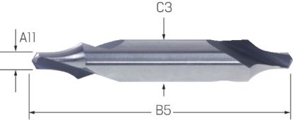 Slika SVEDER SREDIŠČNI -RADIUS DIN333/R D1,6/4,0mm HSS                                