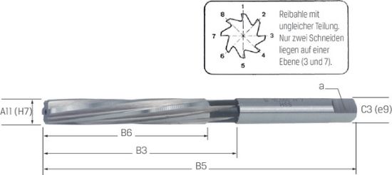 POVRTALO ROČNO DIN206 D2,0mm H7 HSS                                             