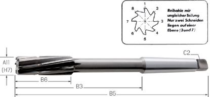 Slika POVRTALO STROJNO DIN8094/B HM D30,0mm H7 MK3, Z=8