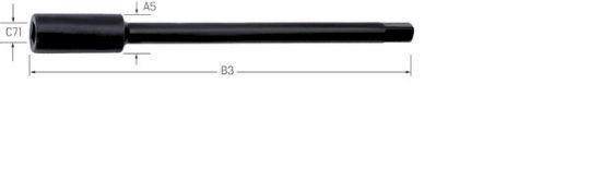 PODALJŠEK ZA NAV.SVEDRE DIN377 VEL.2,1 L=60mm 