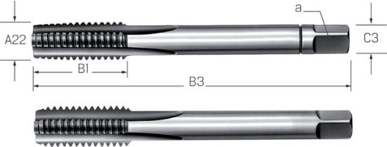 SVEDER NAV.ROČNI DIN5157 G1/8" HSS - v gar.