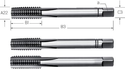 Slika Handgewindeb.-Satz HSS DIN  351  UNC 12 -24 PRETEC