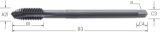 Slika SVEDER NAV.STROJNI DIN376/B MM30 Typ:ST/OX HSS-E