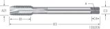 Slika SVEDER NAV.STROJNI DIN374/B M10X1,00 HSS-E V3 