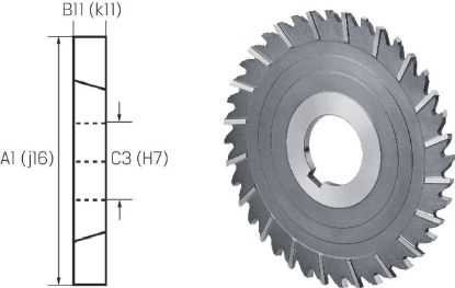 Slika Metallkreisfräser HSS-Co DIN 1834/A100x2,5x32 PREMUS