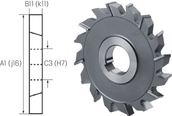 REZKAR KRIŽNI DIN885A D50x4,0x16mm Z12 HSS/Co   