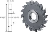 Slika REZKAR KRIŽNI DIN885A D50x5,0x16mm Z12 HSS/Co  