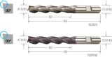 Slika REZKAR PALIČNI DIN844 N D10,0mm L=95/45mm Z=3 HSS-Co - dolgi