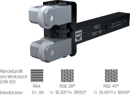 Slika Rändelformwerkzeuge RD 2 o.R. 161-12R      1 -  10      ZEUS