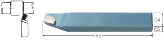 Drehmeißel HM K20 gerade DIN 4971/R  10x10x 90 PRETEC