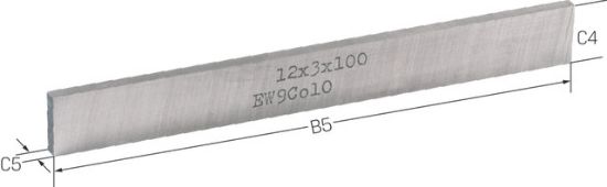 Drehling EW9 Co10 rechteck DIN 4964/D   8x 5x100 PRETEC