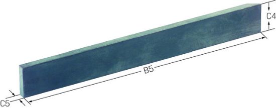 Drehling VHM K10 rechteck roh mit Aufm.    2x 3x100 PRETEC