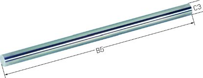 Slika Drehling VHM K10 rund h6/h7 geschliffen    12x100 PRETEC