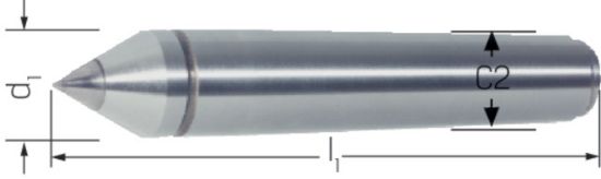 Zentrierspitze fest HM-Einsatz DIN 806          MK 1 PRETEC