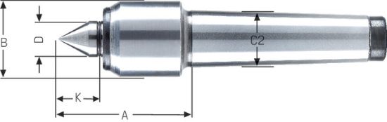 KONICA CENTRIRNA VRTLJIVA MK2 60° ROHM