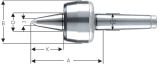 Slika Zentrierspitze mitlaufend 60° Typ 604 HVL     MK 2 ROEHM