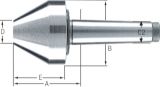 Slika Zentrierkegel mitlaufend 75° Typ 618 stumpf  MK 2 ROEHM