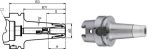 Slika Spannfutter CentroP kon. lang ISO12164-1 A 63xCP16   FAHRION