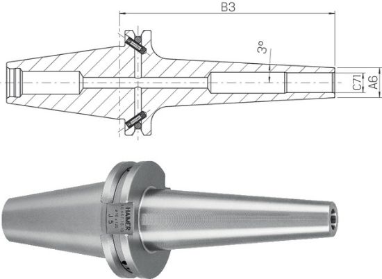 Schrumpff. Mini ZG120 e.schl. ISO  7388-1 AD/AF  SK 40x10