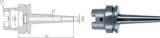 Slika TRN VPENJALNI NAKRČNI DIN69893A HSK63/D10mm HPC, HSC Mini, L=80mm HAIMER