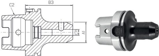 Weldon-Spannfutter lang ISO12164-1      A 63x06 PREMUS