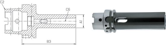Zwischenhülse m.Austreiblappen ISO12164-1     A 63xMK1 PREMUS