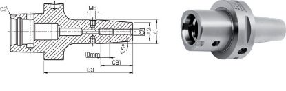 Slika TRN VPENJALNI-NAKRČEVALNI ISO26623-1 C6x06 L=100mm Haimer