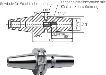Slika Schrumpffutter ultra kurz ISO 7388-1 AD     30x03 HAIMER