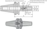 Slika TRN VPENJALNI NAKRČNI MASBT40/D6mm AD/B s hlajenjem Cool-Jet