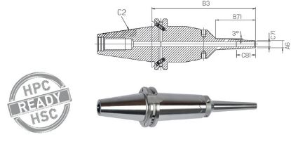 Slika Schrumpffutt. Power Mini ZG130 ISO 7388-1 AD/AF  40x05 HAIMER