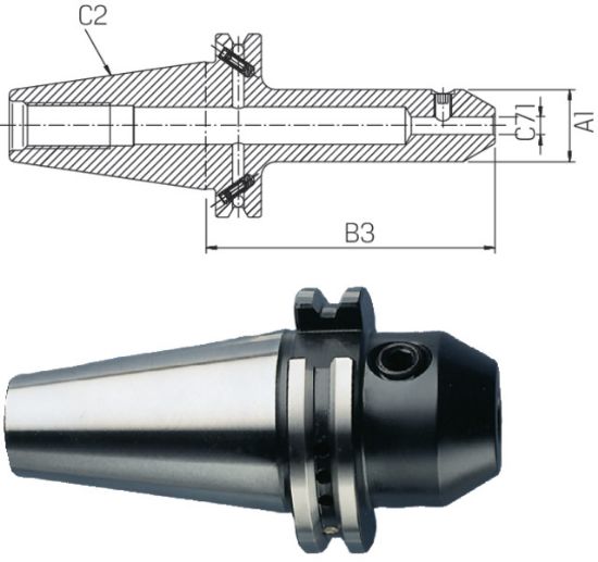 Weldon-Spannfutter überlang ISO 7388-1 AD/AF  40x06 PREMUS