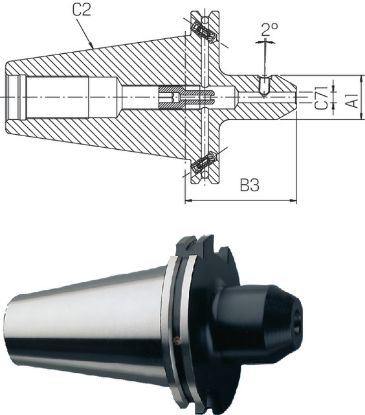 Slika W.-Notch-Spannfutter kurz ISO 7388-1 AD/AF  40x06 PREMUS