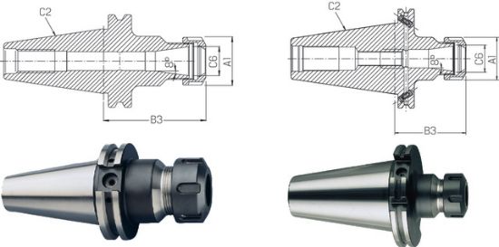 Spannzangenfutter ER, überlang ISO 7388-1 AD/AF  40x16 PREMUS