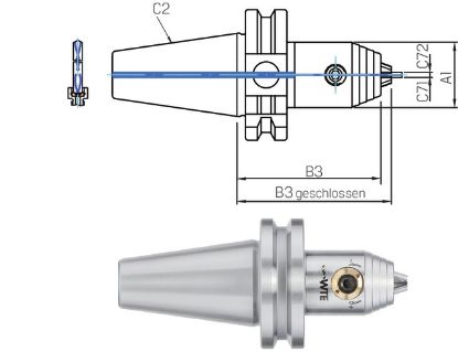 Slika Micro-Spannfutter ISO 7388-1 AD   30x0,2-3,4 WTE