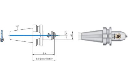 Slika Micro-Universal-Spannfutter ISO 7388-2 JD   30x0,2-3,4 WTE