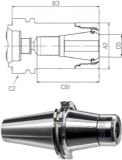 Slika Spannzangenfutter, SK40 HDC, ER32