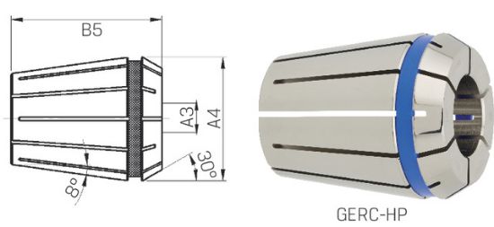 Spannzange GERC-16-HP Protect ISO15488-B    01,00mm  FAHRION