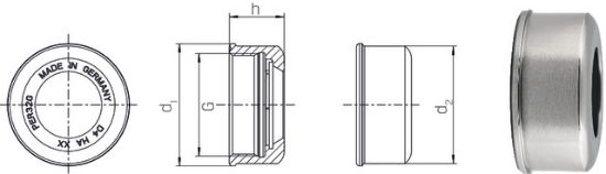 Spannmutter für HAIMER HP Werksnorm    ER16  HAIMER