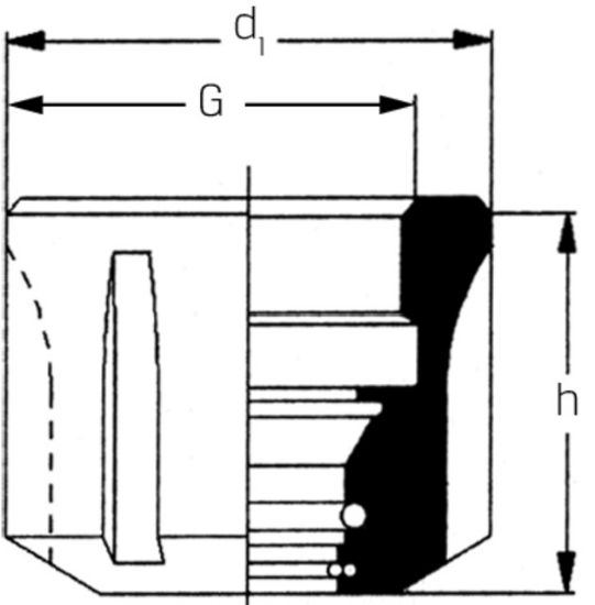 KÄFER Spannmutter abdichtbar DIN 6499     ER16  KOCH