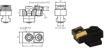 Slika Niederzug Spannklemme M10x1,50x14mm       MITEE-BITE