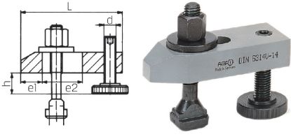 Slika ELEMENT ZATEZNI Z VIJAKOM T16 M16x125mm