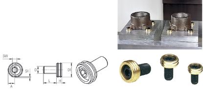 Slika Krallenscheibe mit Exzenter- schraube, M10