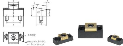 Slika Niederzug Spannklemme M12x1,75            MITEE-BITE