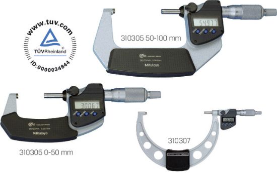 MIKROMETER ZUNANJI 0-25mm /0,001mm - z DAT izhodom MITUTOYO 293-230-30 
