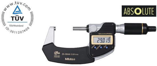 MIKROMETER DIGITALNI  0-25/0,001mm QuantuMike IP65, brez podatkovnega izhoda Mit