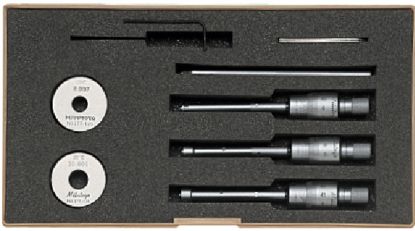 Slika MIKROMETER TROTOČKOVNI NOTRANJI DIN863/4 50-100/0,005mm s TiN MERILNO POVRŠINO  