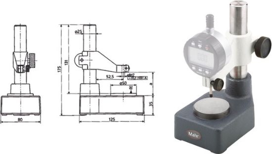 MAHR Präzisions-Feinmesstisch mit Stahlmesstisch