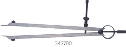 Slika Spitzzirkel mit Feder 150mm auswb.Sp.