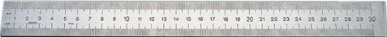 MERILO JEKLENO DIN866/B 300mm (30x1mm) - nerjaveče                              